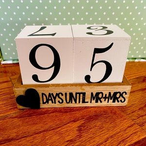 Days Until Mr. and Mrs. countdown
